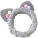 CAZSTYK Headband Plush r Cat Ears Headbands Makeup Hairband -slip Kitten Ear r Head Wrap Elastic Headbands 5 - Buy Online on GoSupps.com