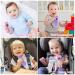 Aolso Remote Control Shape Silicone Baby Teething Toys Set with Pacifier Clips - BPA Free, 3 Months+ | Babies Chew & Soothe Toys (Pink & Purple) - Buy Online on GoSupps.com