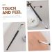 Baluue 2pcs Eyebrow Brush Flat Eyeliner Brush Concealer Brush Flat Tapered Brush Angled Brush Wood - Buy Online on GoSupps.com