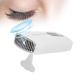 Eyelash Fan Dryer USB Mini Fan Air Conditioning Blower Electric Bladeless Cooling Fan Rechargeable Grafting Eyelashes Glue Dryer Fan for Eyelash Extension(White)