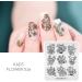 Alexnailart Nail Stamping Plate FL016 - Multi-Pattern Stamping Template for Image Print Nail Art Design - Nail Stamper & Scraper Nails Tool - Buy Online on GoSupps.com