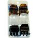 Scunci Chunky Jaw Clips - 6 Assorted Colors for Effortless Beauty - Buy Online on GoSupps.com