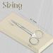 Buy MJW Professional Stainless Steel Iris Scissors - Precision Beard Ear & Nose Hair Cutting Tool - Buy Online on GoSupps.com