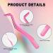 Lash Curler Tweezers Set 2 in 1 Stainless Steel Eyelash Tweezers with Eyelashes Curler Eyelash Applicator Tool for Women Girls Makeup Beginner & Makeup Artist (Pink) - Buy Online on GoSupps.com