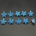 Mini Flower Claw Clips Set - 40pcs Rhinestone Hair Barrettes for Girls - Buy Online on GoSupps.com