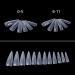 120Pcs Stiletto I Dual Forms Full Cover Nail Tips for Arched Extension - NMKL38 - Buy Online on GoSupps.com