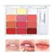 G n rique Lip Gloss Palette Makeup Set with Lip Gloss Palette | Cream Lip Gloss | Lipstick Palette | Colorful Moisturizing Lip Gloss | Color Palette