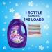 Fleecy Relax Fabric Softener - Liquid Fabric Softener for Extra Soft Extra Care Lasts for Days Easy to Use - Anti Static & Soothing Natural Laundry Softener - 148 Loads - 3.5 Liter 3.5 l (Pack of 1) - Buy Online on GoSupps.com