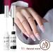 Nail Art Gel Liner Set - Black & White Design Polish Paint - 2Pcs 8ml Soak Off Curing Gel Polish with Thin Brush - DIY Home Salon French Manicure - Buy Online on GoSupps.com
