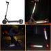 Waterproof Reflective Stickers for XIAOMI M365 Ninebot Scooters - Blue-Silver-Silver | Pedal Scooter Accessories - Buy Online on GoSupps.com