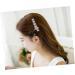 FRCOLOR Drill Hair Clip Hair Pin Hair Barrettes Hair Clip Pearl Hairpin Women Barrettes Hair Accessories Rhinestones Women's White Girl Hair Clip - Buy Online on GoSupps.com
