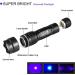 Ultrafire UV Flashlight - Super Power 395-405NM LED Black Light for Leak Detection Pet Stains & Bed Bugs - International Shipping Available - Buy Online on GoSupps.com