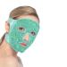 Cam2 cool mask face eye mask cooling gel face mask reusable gel bead eye mask for swollen eyes tear bags (green)
