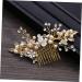 Housoutil Wedding Dress Accessories Women Hair Comb Wedding Hair Comb Crystal Hair Comb Bridal Hair Comb Hair Accessories Alloy Headgear Women's - Buy Online on GoSupps.com