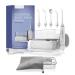 Water Flosser | Two Modes Clean & Massage | 10 Setting Water Pressure | 6 Tips & 600 ml Tank | Family Model