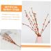 5pcs Artificial Berry Branch Christmas Ornaments Christmas Decoration Christmas Garland Berry Artificial Tree Picks Holly Berry Sprigs Plants Decor Plastic Small Fruit Halloween Orange 30x5cm - Buy Online on GoSupps.com
