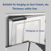 TZUTOGETHER 3 Way Mirror with Light | Rechargeable 360 Height Adjustable Barber Mirror for Hair Cutting, Styling, Grooming, Makeup - Buy Online on GoSupps.com