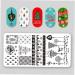 6Pcs Christmas Nail Art Stamp Plates - DIY Design Kit for Manicure & Salon - Buy Online on GoSupps.com