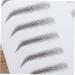 Housoutil 2pcs 3d Eyebrow Stickers Suits Makeup Eyes Brown Natural Simple Eyebrow Tool Women's Clothing 6d - Buy Online on GoSupps.com