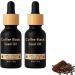 Huile de nigelle bio pour le visage 30 ml infus e au caf . Hydratation intense et gouttes anti- ge. L g re et non grasse. Convient tous types de peau. 2pcs