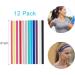 Buy 12 Anti-Slip Sports Headbands for Women - Thin Elastic Hair Bands for Ultimate Comfort & Performance - Buy Online on GoSupps.com
