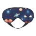Starry Sky Universe Space Print Ultra-Soft Light-Blocking Eye Mask for Optimal Comfort and Restful Sleep