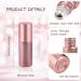 10 Pack Pink Glass Essential Oil Roller Bottles 5ml | Refillable Roll-On with Stainless Steel Ball | Travel Perfume Sample Bottles - Buy Online on GoSupps.com