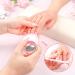 ANGNYA Soft Kabuki Nail Dust Brush for Acrylic Nails - Pink White Hair with Gradient Handle - Buy Online on GoSupps.com