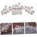 MAGICLULU Rhinestone Alloy Hair Comb Bride Accessories Wedding Hair Accessories Bridal Headpieces Rhinestone Hair Accessories Bridal Flower Hair Comb Hairpin Decorate European and American - Buy Online on GoSupps.com