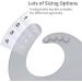 Baby Weaning Set | Toddler Feeding Set | Suction Plate Cup Bowl Spoon Fork Snack Cup Lid | Silicone & Wood Materials (Grey) - Buy Online on GoSupps.com