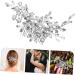 HAPINARY Crystal Inlaid Hair Comb Bridal Hair Decor Bride Hair Comb Bridal Headpieces for Wedding Crystal Hair Comb Wedding Hair Accessories Bride Wedding Headdress Bridal Hair Comb - Buy Online on GoSupps.com