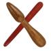 Tovinanna 2st massage tools Wood Thai massage Wooden stick Massage Manual massage devices full body massager massage tab for the back abdominal massage device with wooden rolls mahogany roller stick 12.30x2.20cm As shown