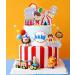 JeVenis Circus Cake Decoration Circus Cake Topper Carnival Birthday Cake Decorations Circus Birthday Party Supplies Circus Baby Shower Decoration - Buy Online on GoSupps.com