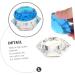 minkissy 3pcs Nail Art Crystal Cup Nails Glass Dish Lid Bowl Cup Nail Liquid Cup Mini Crystal Bowl Vitroleros Para Mini Pen Washing Bucket Equipment Mix White Crystal 6.5x6.5cmx3pcs Lake Bluex3pcs - Buy Online on GoSupps.com