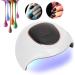 UV Nail Lamp 72W with 54 UV LED Light for Gel Polish | 3 Preset Timers | Auto Sensor Portable LED Nail Lamp - White - Buy Online on GoSupps.com