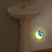 Annmore Night Light Socket for Children - Twilight Sensor Orientation Lights for Newborns | 2-Piece Baby Slumber & Breastfeeding Essentials in Moon Yellow - Buy Online on GoSupps.com