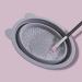 Makeup Brush Cleaner Bowl | Bear Ears Collapsible Silicone Cleaner Mat Portable Washing Tool for Makeup Sponge Small Cleaner Pad for Powder Puff grey - Buy Online on GoSupps.com