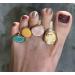 8 Pcs Silicone Toe Separators - Reusable Pedicure Dividers for Perfect Toenail Art & Nail Polish Application - Buy Online on GoSupps.com