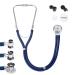HONSUN Sprague Rappaport Dual Head Stethoscope for Adult & Kids Professional Cardiology Stethoscope for Doctors Nurses Medical Students and Home Use (Blue)