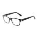 Foster Grant mens Tristan Pop of Power Bifocal Style Blue Light Reading Glasses Shiny Black 52mm US