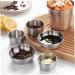 ABOOFAN 4pcs Sauce Plate Dip Cups Multi-Function Sauce Container Condiments Dishes Seasoning Dish Cup French Fries Ketchup Cups Practical Dipping Bowls Stainless Steel Mold Mini 5.8X4.5X3.3CM Silver - Buy Online on GoSupps.com