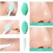 3PCS Exfoliating Lip & Nose Cleaning Brush Set - Soft Silicone Scrub Tool for Lip Exfoliation and Blackhead Removal - Buy Online on GoSupps.com