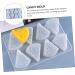 HOMSFOU 1pc Cheese Silicone Mold Cheese Silicone Baking Candy Silicone Molds for Candles Silicone Soap Ice Cream Mould Cheese Fondant Cheese Shape Baking White Silica Gel Mousse - Buy Online on GoSupps.com