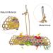 3 Packs Bird Parrot Toys Bird Chewing Foraging Shredder Toy Bird Cage Hammock Hanging Swing with Bells for Small Bird Parakeets Cockatiels Conures Budgie Lovebirds Hummingbird - Buy Online on GoSupps.com