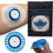 Sensor Cover for Freestyle Libre 1 & 2 Transmitter Guard Sensor Shield & 2 Adhesive Overlay Cover Case (Blue)