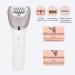 6 in 1 Women's Electric Epilator Wireless Wet & Dry Facial Epilator for Intimate Areas Pedicure & Peeling Brush Rechargeable Massager - Buy Online on GoSupps.com