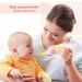 Termichy Baby Weaning Spoons Set + Silicone Pacifier and Fruit Feeder | Infant Feeding Spoon for Teething Baby | Baby Food Dispensing Spoon | 90ML+30ML | Pink - Buy Online on GoSupps.com