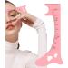 XIAYANG Eyebrow Measuring Tool - Silicone Eye Liner Guide Eye Brow Stencils Brow Measuring Tool Quick Eye Makeup Tool Eyebrow Shaping Ruler for Winged Eye Liner Pink - Buy Online on GoSupps.com