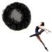 8Pcs Reusable Flower Edge Hairnets for Ballet Bun Cover - Black - Buy Online on GoSupps.com