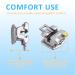 Anhuadental Orthodontic Self-Ligating Metal Bracket 0.022 Roth 345 with Hooks - 20 Brackets/Pack - Buy Online on GoSupps.com